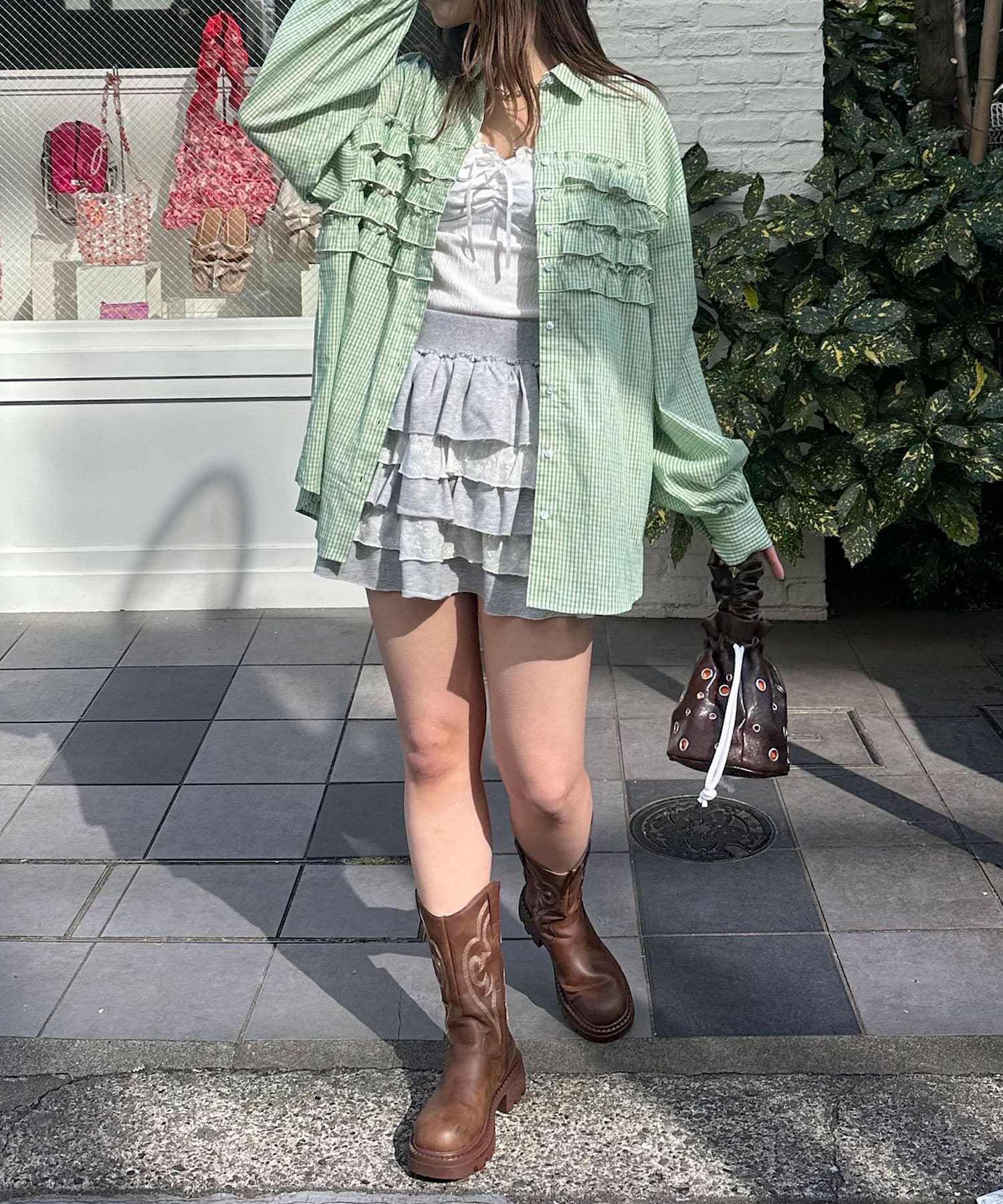 CIAOPANIC Ruffle Oversize Shirt - Image 35