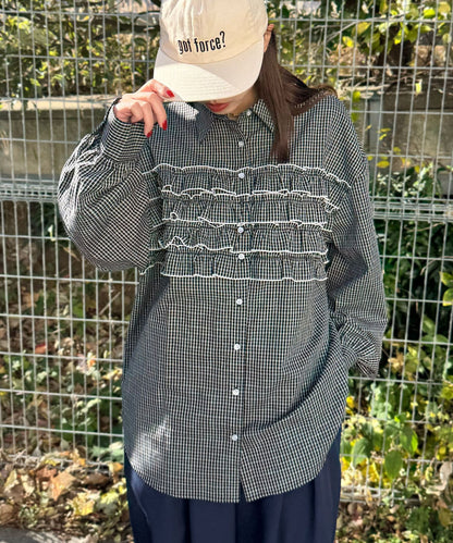 CIAOPANIC Ruffle Oversize Shirt - Image 41