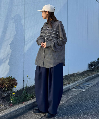 CIAOPANIC Ruffle Oversize Shirt - Image 43