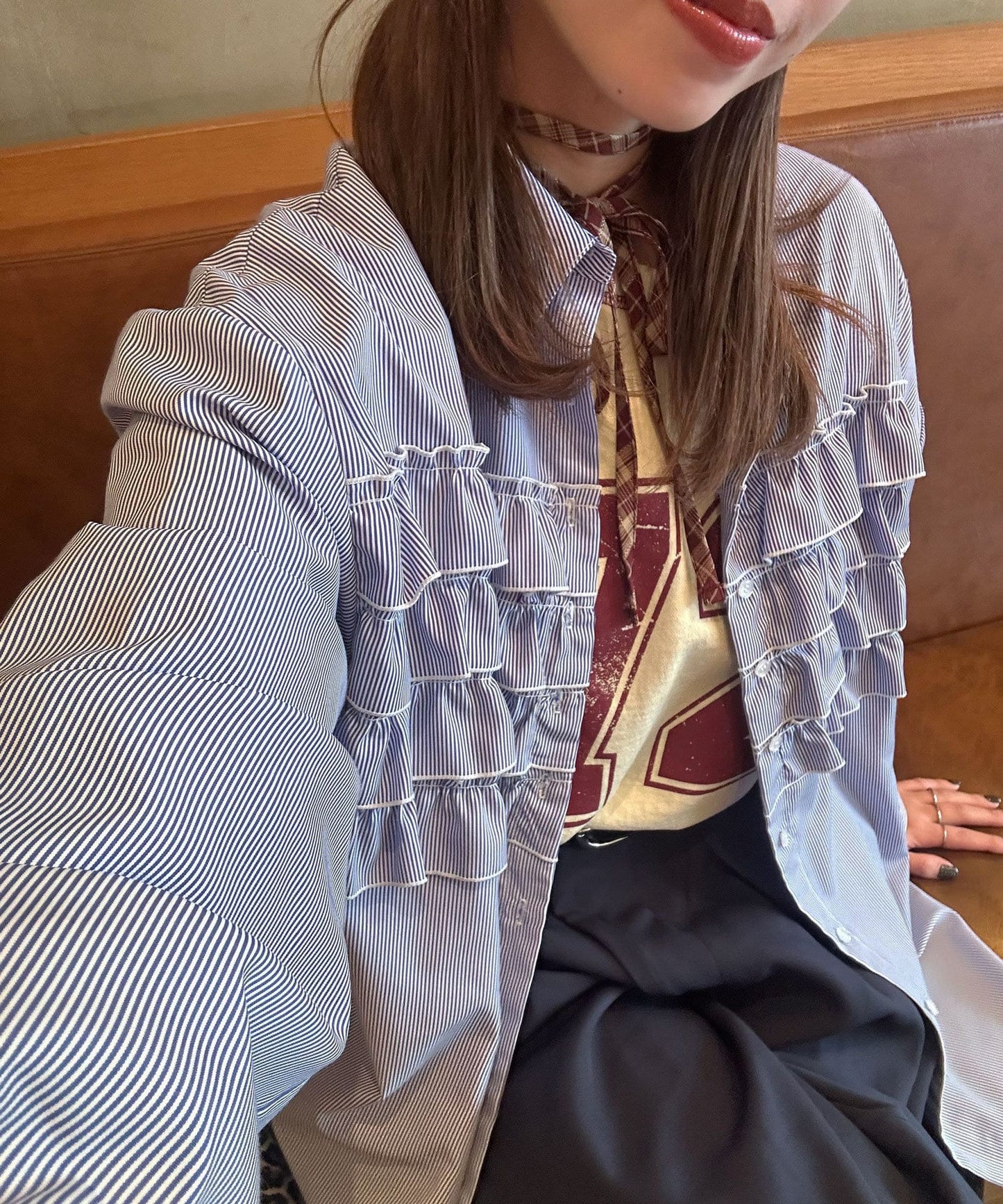 CIAOPANIC Ruffle Oversize Shirt - Image 45