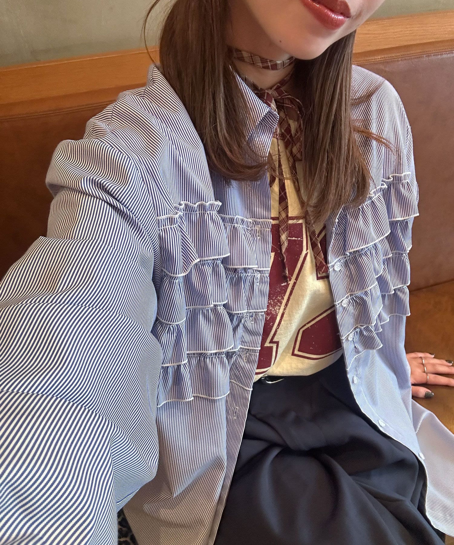 CIAOPANIC Ruffle Oversize Shirt - Image 45
