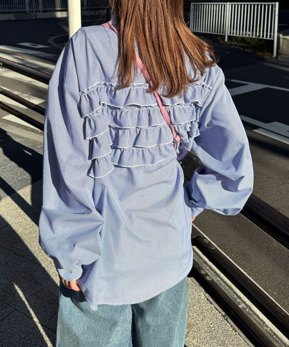 CIAOPANIC Ruffle Oversize Shirt - Image 50