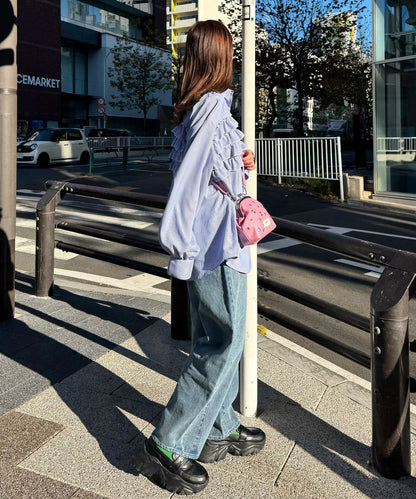 CIAOPANIC Ruffle Oversize Shirt - Image 51
