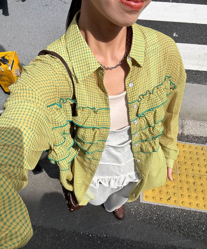 CIAOPANIC Ruffle Oversize Shirt - Image 52