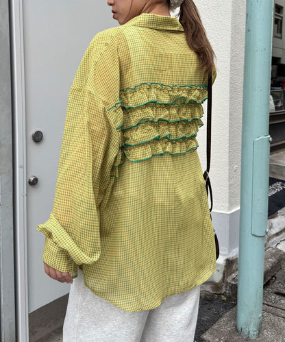 CIAOPANIC Ruffle Oversize Shirt - Image 55