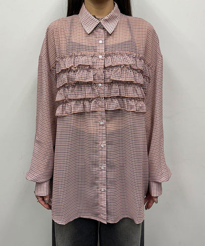 CIAOPANIC Ruffle Oversize Shirt - Image 67