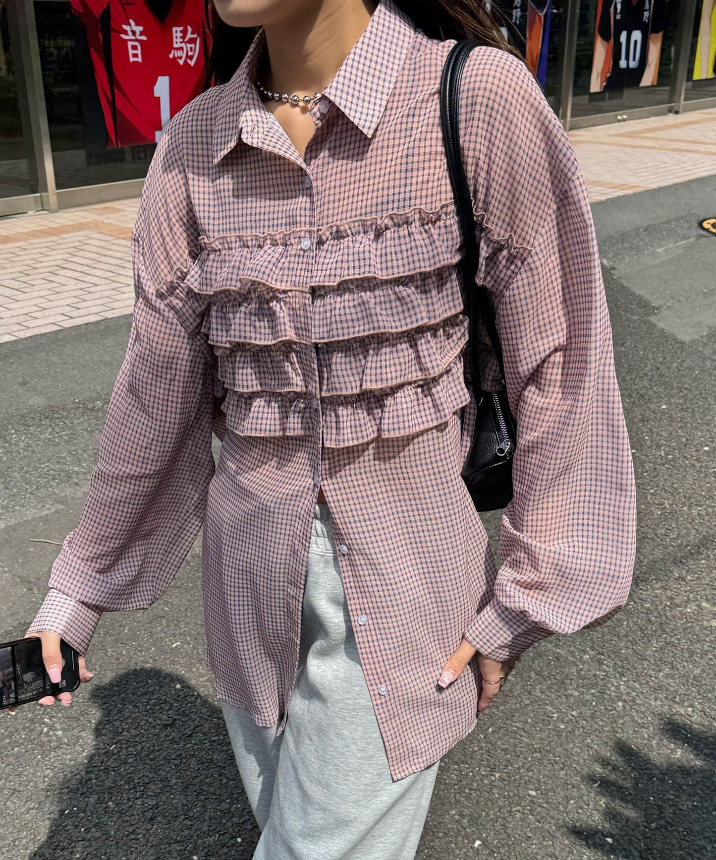 CIAOPANIC Ruffle Oversize Shirt - Image 61