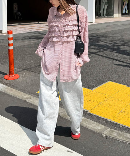 CIAOPANIC Ruffle Oversize Shirt - Image 62