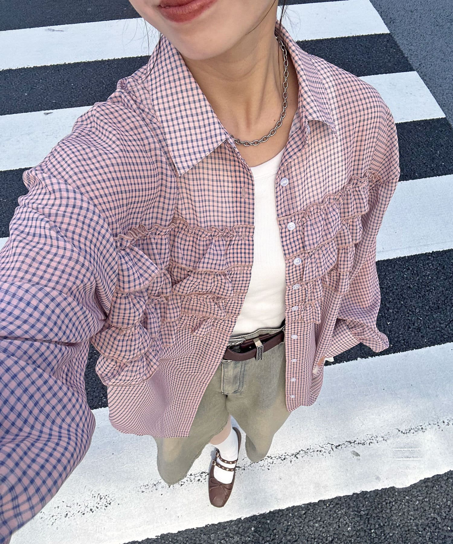 CIAOPANIC Ruffle Oversize Shirt - Image 65