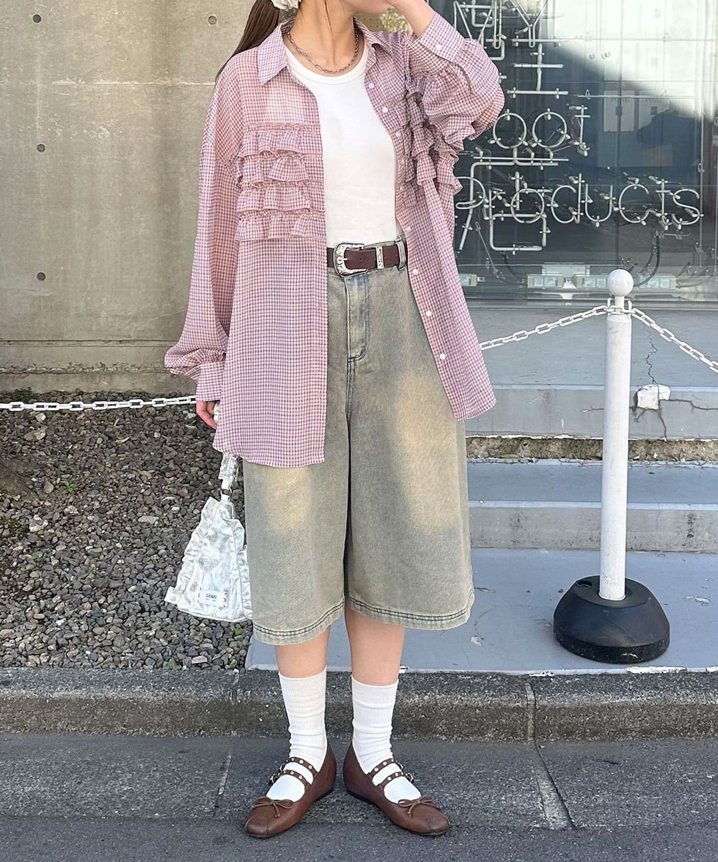 CIAOPANIC Ruffle Oversize Shirt - Image 66