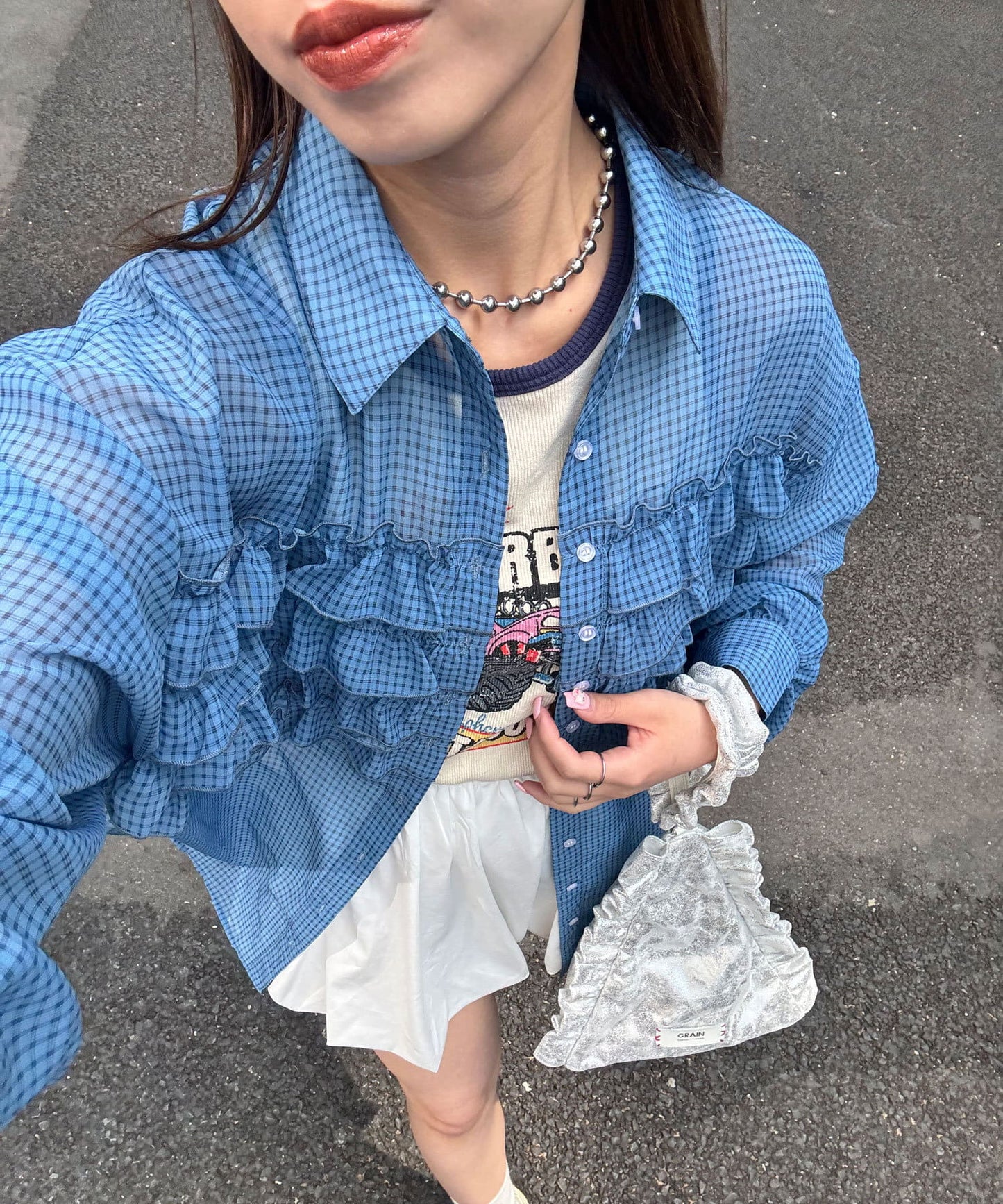 CIAOPANIC Ruffle Oversize Shirt - Image 77