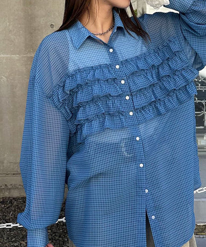 CIAOPANIC Ruffle Oversize Shirt - Image 79
