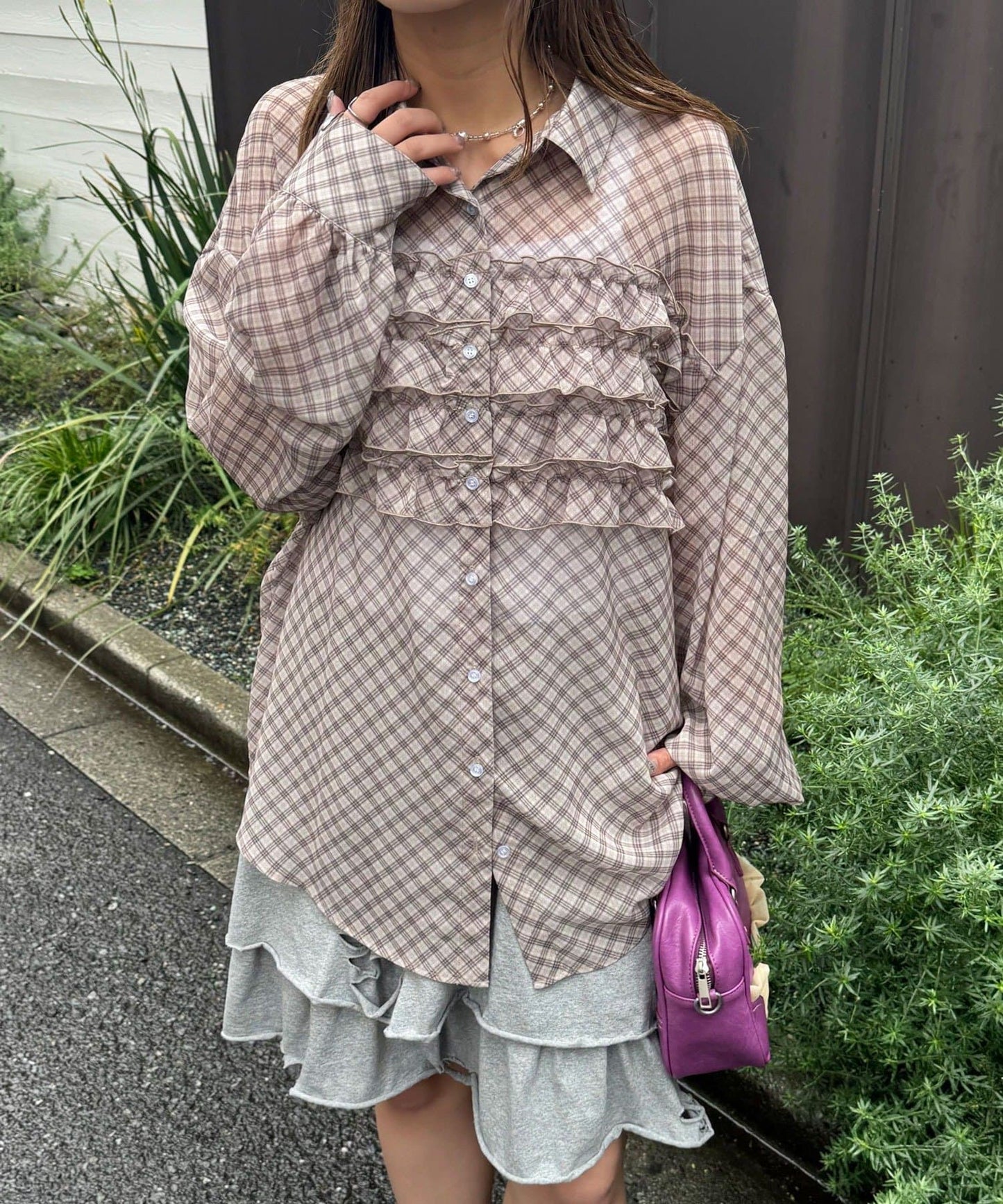 CIAOPANIC Ruffle Oversize Shirt - Image 83