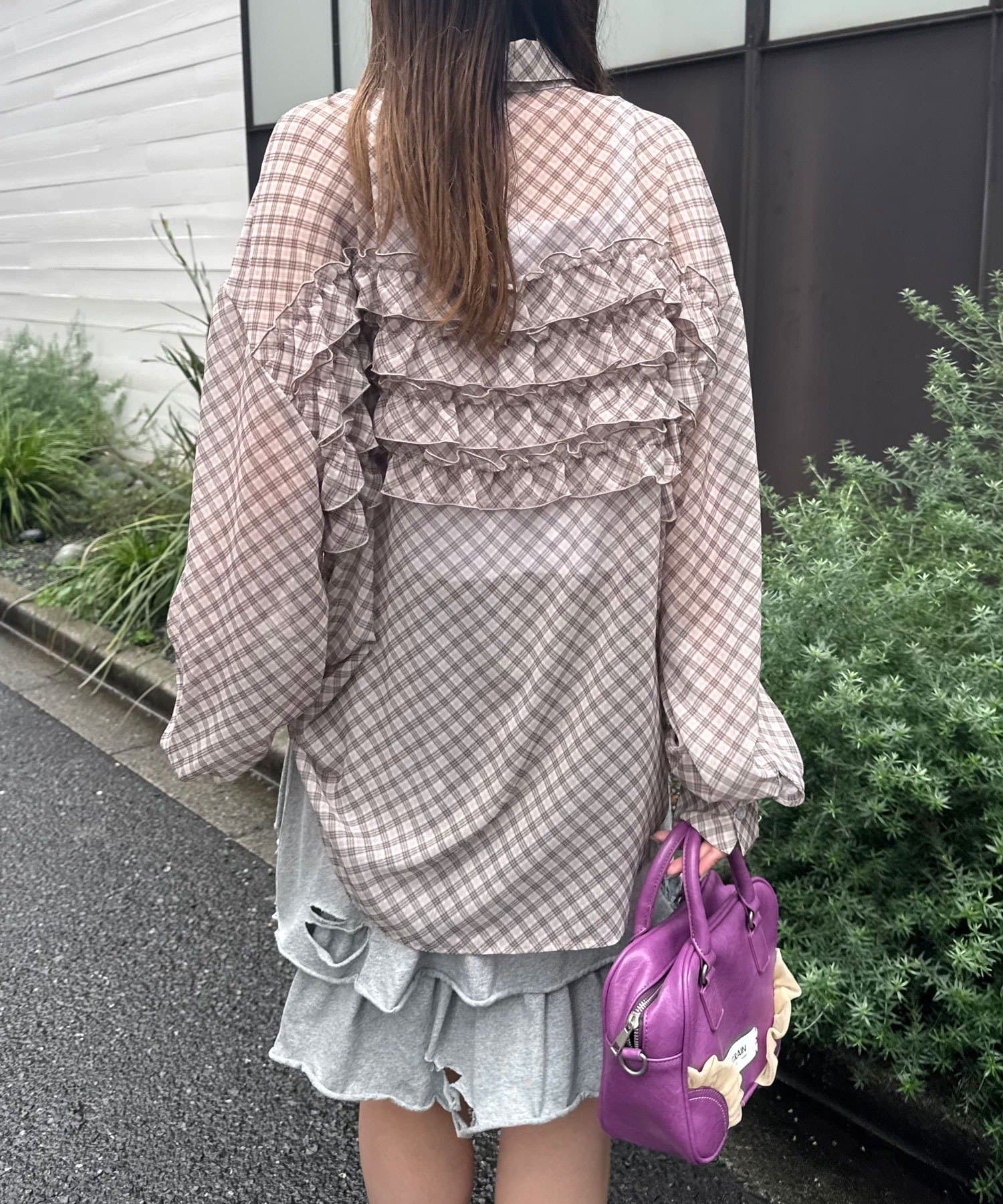 CIAOPANIC Ruffle Oversize Shirt - Image 84