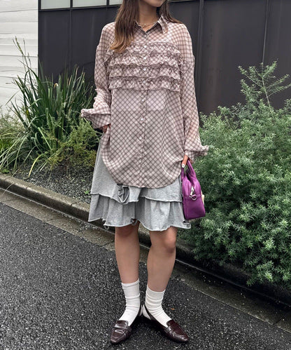 CIAOPANIC Ruffle Oversize Shirt - Image 85