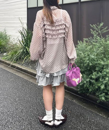 CIAOPANIC Ruffle Oversize Shirt - Image 87