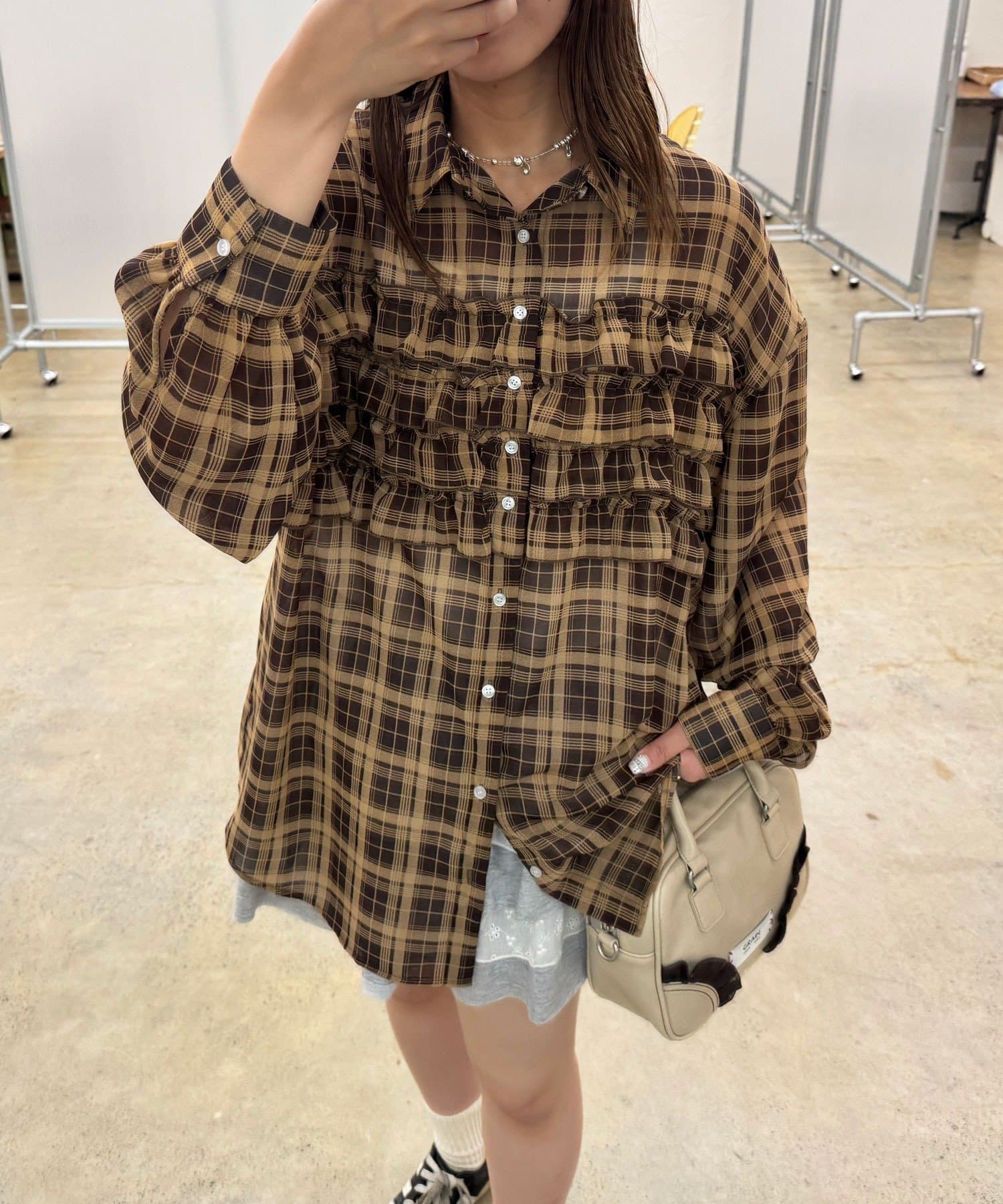 CIAOPANIC Ruffle Oversize Shirt - Image 91