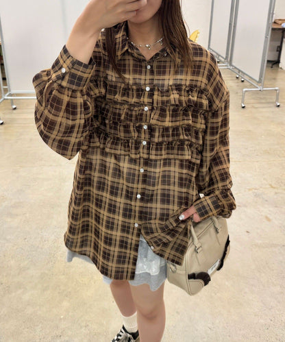 CIAOPANIC Ruffle Oversize Shirt - Image 91
