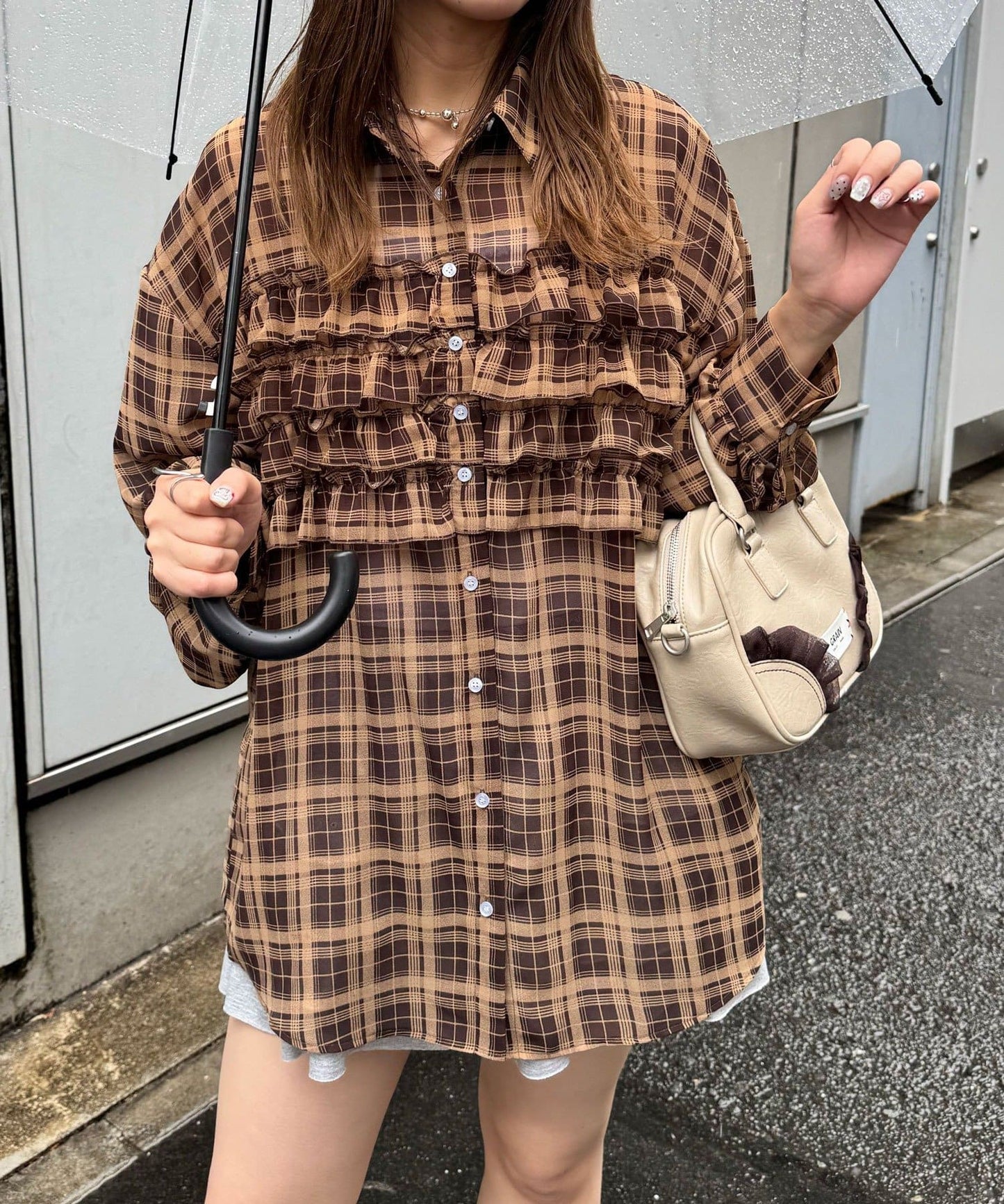 CIAOPANIC Ruffle Oversize Shirt - Image 92