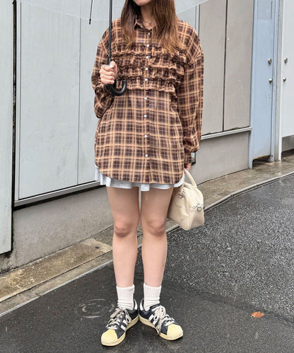 CIAOPANIC Ruffle Oversize Shirt - Image 96