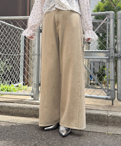 w closet Fringe baggy denim pants - Image 10