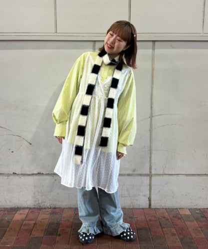HELLO.SANFRANCISCO 直紋蝴蝶結襯衫 - Image 18