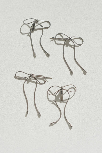 GOLDY Ribbon Hair Clip Set