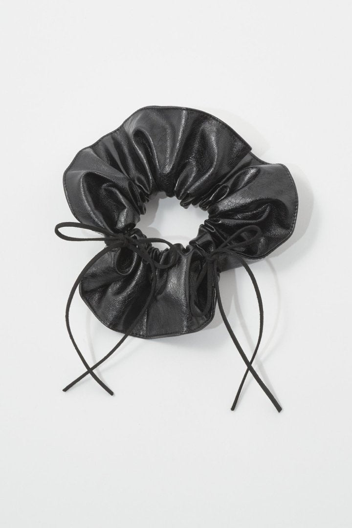 GOLDY Ribbon Hang Leather Touch 大髮圈