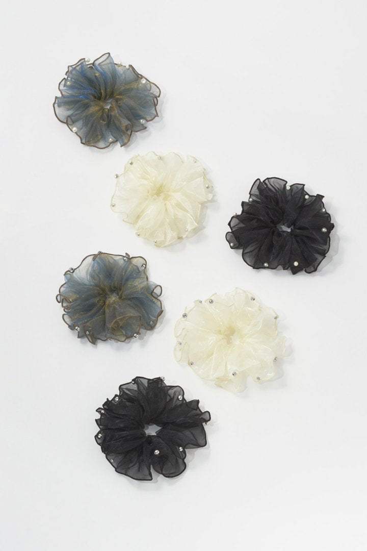 GOLDY 珍珠/銀珠大髮圈