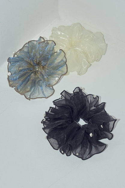 GOLDY 珍珠/銀珠大髮圈