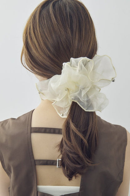 GOLDY 珍珠/銀珠大髮圈