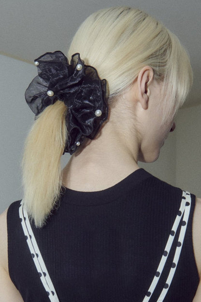 GOLDY 珍珠/銀珠大髮圈