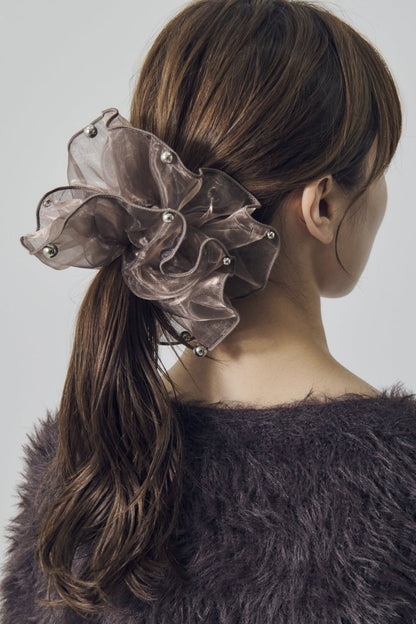 GOLDY 珍珠/銀珠大髮圈