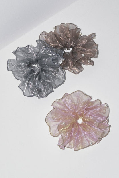 GOLDY 珍珠/銀珠大髮圈