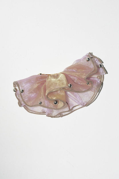 GOLDY 球形薄紗荷葉邊髮夾