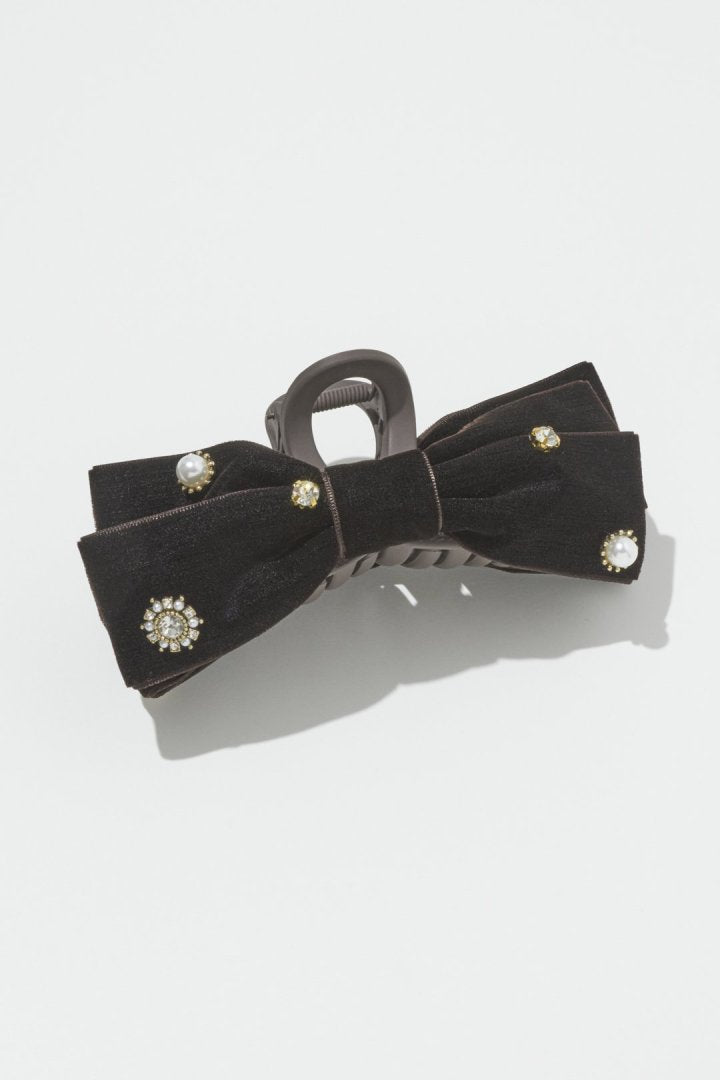 GOLDY Decorative Velor Ribbon Clip