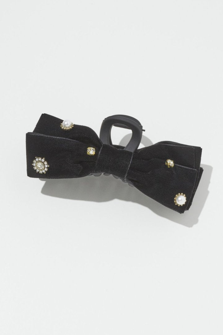 GOLDY Decorative Velor Ribbon Clip