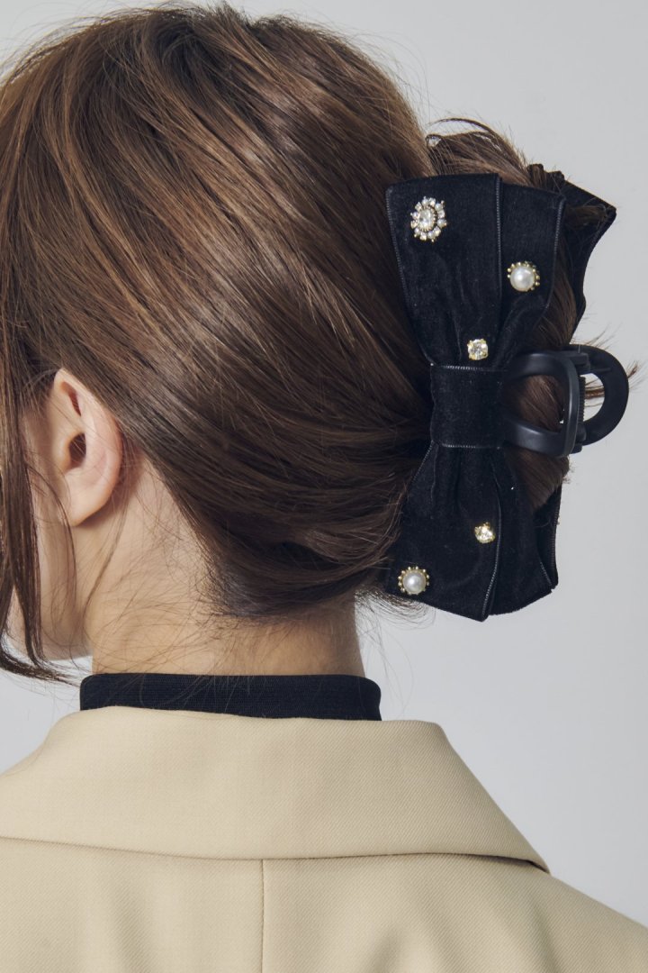 GOLDY Decorative Velor Ribbon Clip