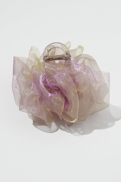 GOLDY Sheer Ruffle Vance Clip - Image 2