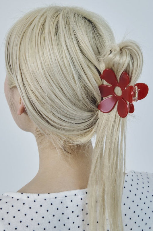 GOLDY Flower Aceti Vance Clip - red