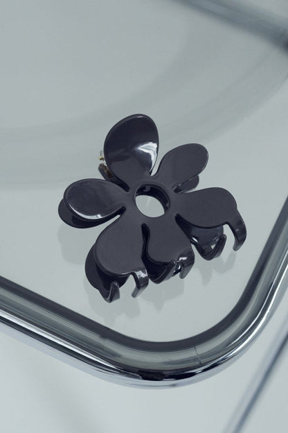 GOLDY Flower Aceti Vance Clip - black