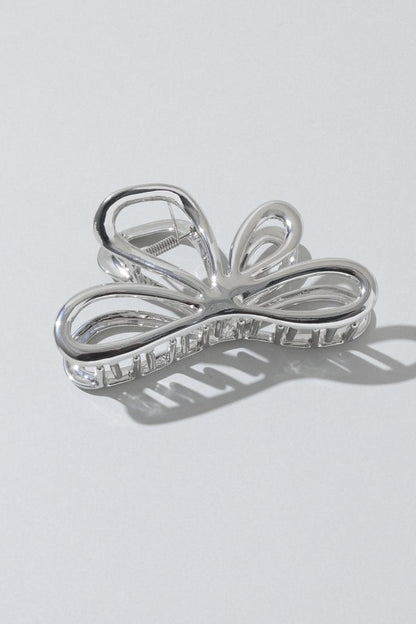 GOLDY Nuance Flower Metal Vance Clip - silver