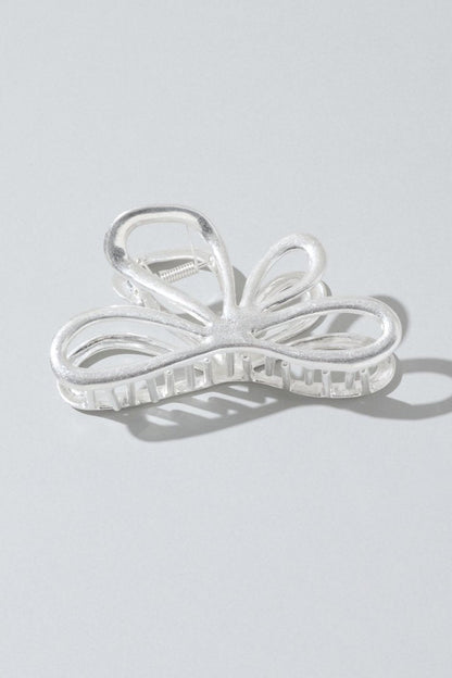 GOLDY Nuance Flower Metal Vance Clip - matte silver