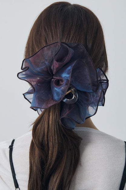 GOLDY Sheer Ruffle 大鯊魚夾 - Image 11