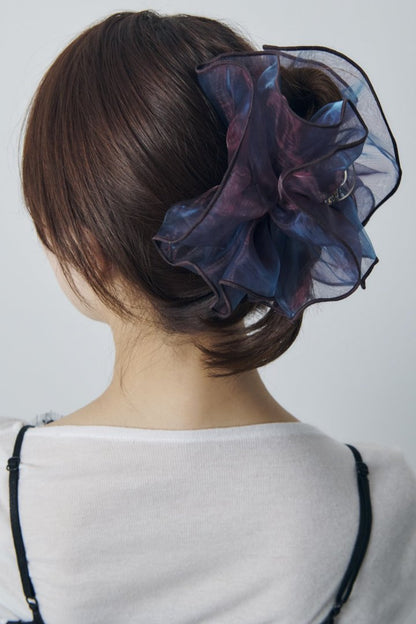 GOLDY Sheer Ruffle 大鯊魚夾 - Image 12