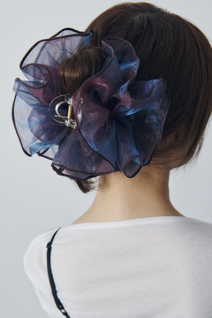 GOLDY Sheer Ruffle 大鯊魚夾 - Image 13