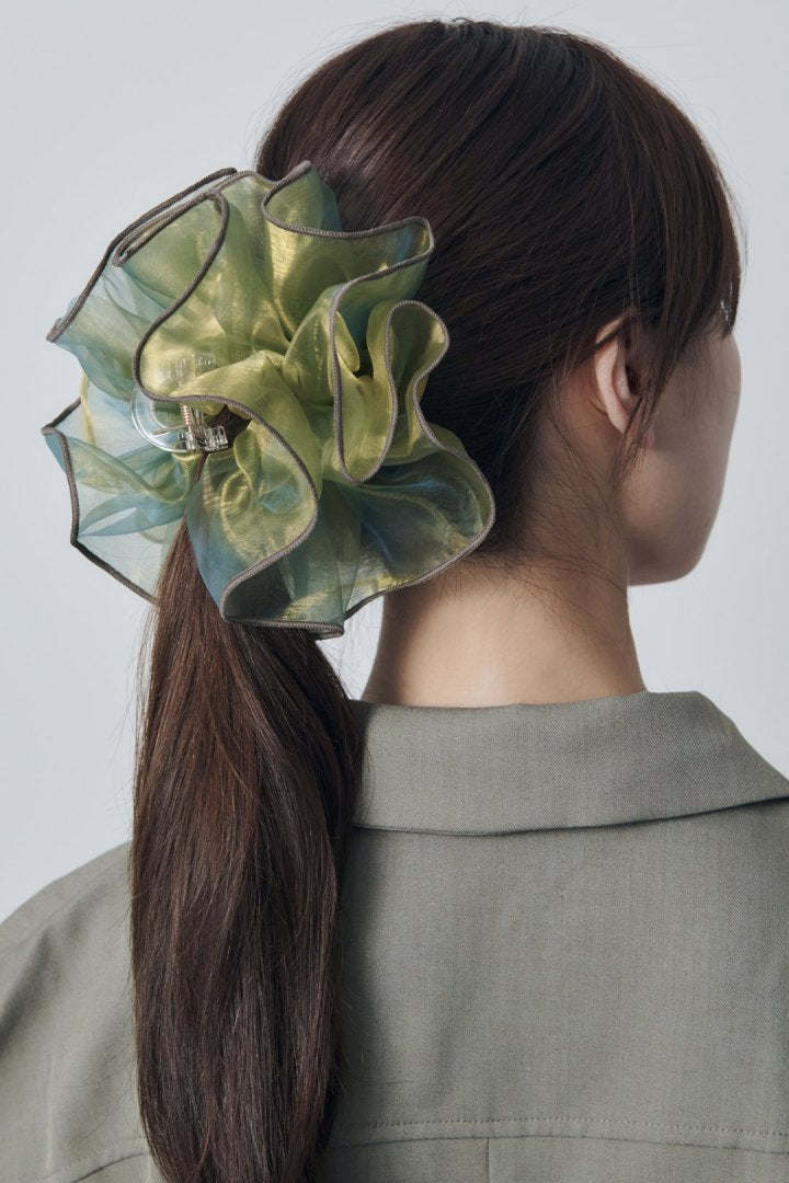 GOLDY Sheer Ruffle 大鯊魚夾 - Image 14