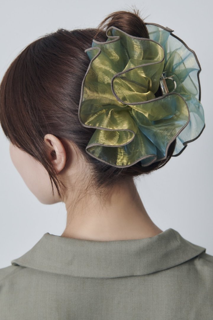 GOLDY Sheer Ruffle 大鯊魚夾 - Image 18