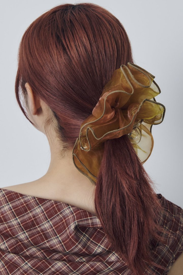 GOLDY Sheer Ruffle 大鯊魚夾 - Image 24