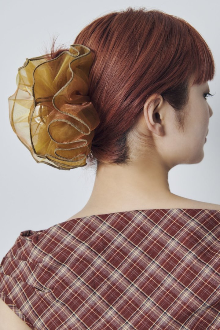 GOLDY Sheer Ruffle 大鯊魚夾 - Image 25